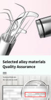 Varillas De Higienización Dental De Acero Inoxidable Palillos Para Dientes Con Hilo Reutilizable Y Duradero Herramienta De Limpieza Oral Para Adultos - details 3