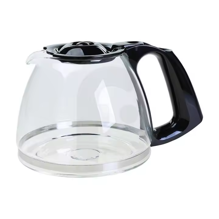 Jarra Negra de Cristal + Tapa con Sistema Antigoteo MOULINEX TEFAL 1,25 L - 1