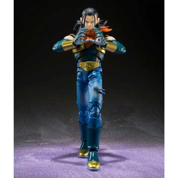 Figura SH Figuarts Super Android 17 Dragon Ball GT 20cmFigura  Coleccionable - Idea de Regalo- Mercancia Oficial - Juguetes para Niños y Adultos - Movies Fans - Muñeco para Coleccionistas y Exposición - 1