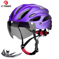 Casco De Bicicleta X-TIGER Para Adultos Con Luz Trasera LED Modo Doble Gafas Ajuste 58-62cm Ligero Y Transpirable Para Ciclismo - details 23