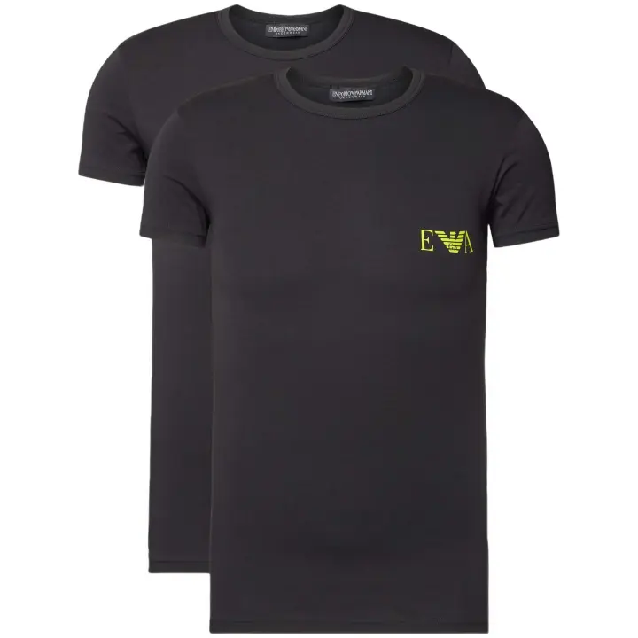 Camiseta Emporio Armani 2 Pack T-Shirt para hombre en color azul - 1
