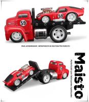 Modelo De Camión De Transporte Maisto 1:64 Chevrolet Ford Con Pallet Para Colección Y Juguete Infantil Metal Sin Batería - details 10