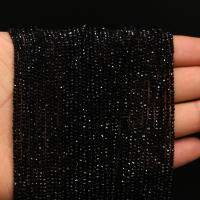 5 Piezas De Piedra Preciosa Semi-preciosa Negra De 2mm Para Joyería DIY Accesorios Para Pulseras Y Collares Regalo Para Mujeres - details 1
