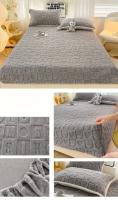 Sábana De Algodón Poliéster Ultra Suave Y Gruesa Resistente a Manchas Para Cama Sala De Estar Dormitorio Decoración De Piso - details 2