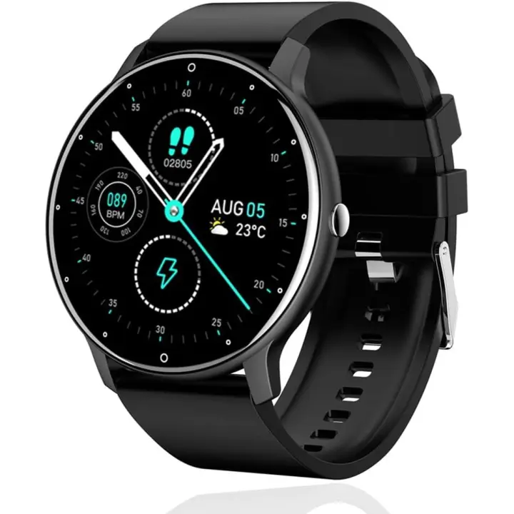 2025 Smartwatch Reloj Inteligente para Mujer y Hombre Banda Inteligente 1.28" Pantalla Táctil Completa Pulsera Deportivo Impermeable IP67 con Monitor de Frecuencia Cardíaca/Recordatorio de Mensajes 。 3 correas - 1