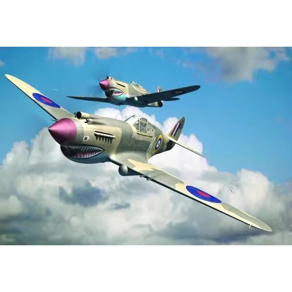 TROMPETER 02807 CURTIS P-40 B WARHAWK 1/48 - 1
