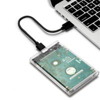 Caja de disco duro transparente , USB 3.0 a SATA, HDD SSD de 2.5 pulgadas - details 5