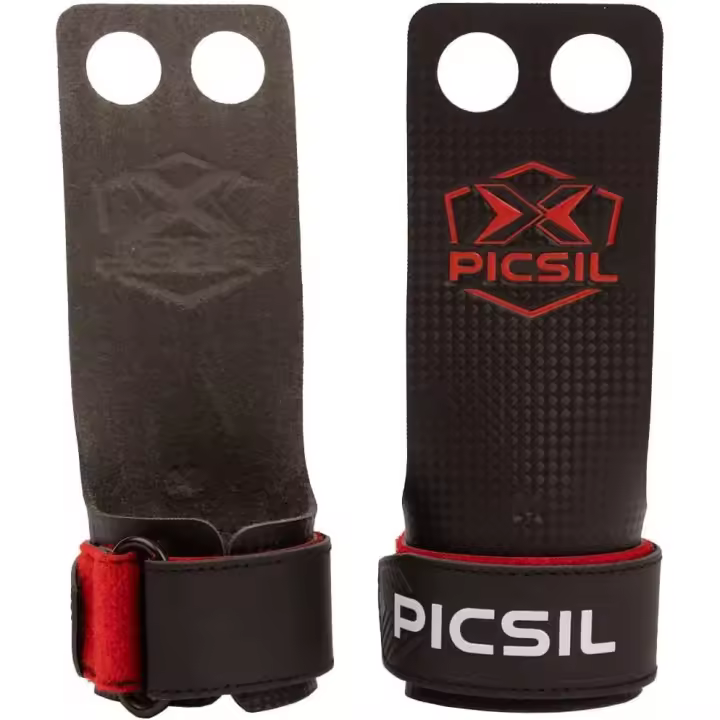 PICSIL RX Calleras 2H para Cross Training, Carbon Grips, para Gimnasio, Box, Halterofilia, Gimnasia, Previenen Ampollas y Desgarros, Mayor Resistencia y Protección, Unisex - 1