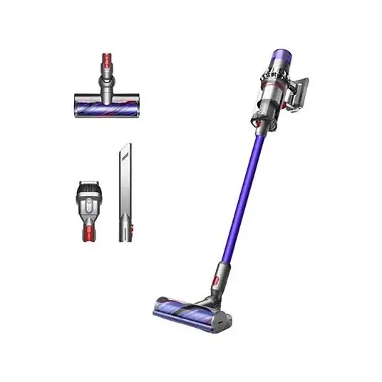 Aspirador escoba - Dyson v11™ Advanced, Potencia succión 200 AW, Autonomía 60 min, Accesorios, 3 Modos, Morado/Níquel - 1
