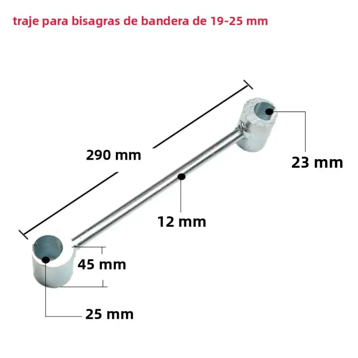 Llave Ajustable Para Juntas De Puerta 1/2pcs Herramienta De Reparación De Espacio Entre Juntas Redondo Tornillo 8-25mm - 1