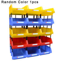 Caja De Almacenamiento Stackable De Herramientas 1 Pieza Estante Modular Para Garage Organizador De Componentes De Plástico - details 6