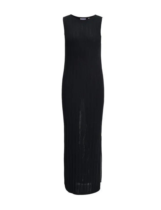 Vestido JJXX Zoella Maxi negro punto calado para mujer - 1