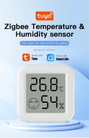 Sensor De Temperatura Y Humedad Zigbee 3.0 Tuya Con Control Remoto Por App Para Hogar Inteligente Compatible Con Yandex Alexa - details 0