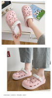 Sandalias De Moda Para Mujer Impermeables Verano Slides Con Suela Suave Zapatillas De Jardín Internas Y Externas Antideslizantes - details 15