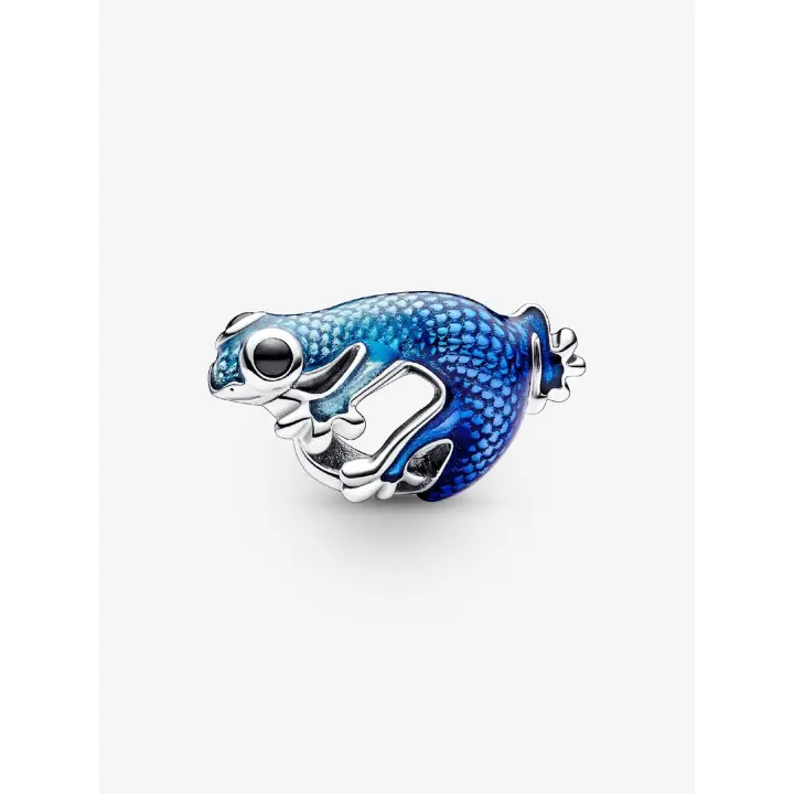 Pandora - Charm de Gecko Azul metálico - Plata de ley - 1