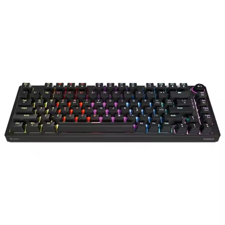 SAVIO PHENIX Teclado mecánico inalámbrico, Gateron Yellow Pro, ABS - 1