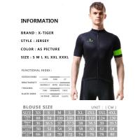 X-TIGER Camiseta De Ciclismo Para Hombre MTB Ropa De Bicicleta Verano Transpirable Secado Rápido Con Bolsillos Cierre Completo - details 1
