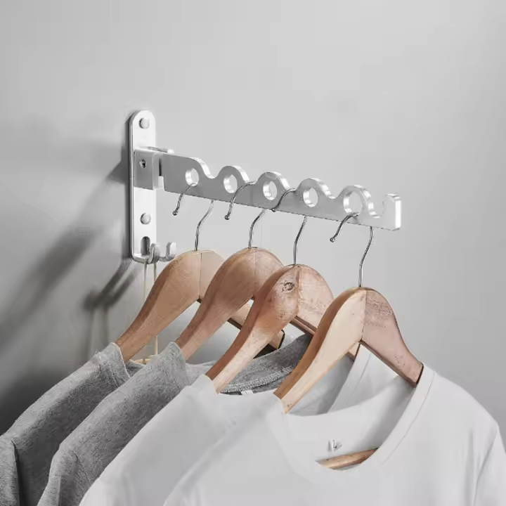 Tendedero de ropa para baño, Dormitory, lavadero (Plisado) - 1