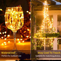 Luz Solar LED Exterior 32m Cadena De Luces De Navidad Impermeable Para Jardín Camping Fiesta Garland De Hadas Moderno - details 3