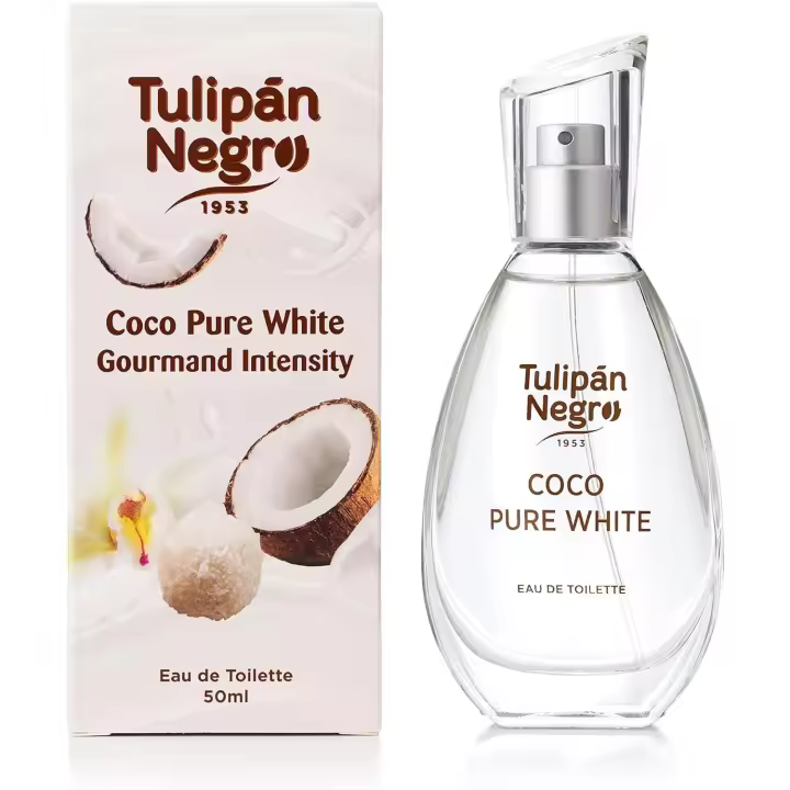 Tulipán Negro - Agua de colonia coco pure White 50ml - 1