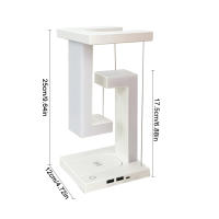 Lámpara De Escritorio LED Con Diseño Flotante Y Carga Inalámbrica 10W Control Táctil Iluminación De Noche Para Decoración Del Dormitorio - details 12
