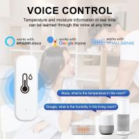 Termómetro Y Higrómetro Bluetooth WiFi Tuya Sensor De Humedad Compatible Con Alexa Google Hogar Inteligente Medidor De Temperatura Y Humedad - details 1