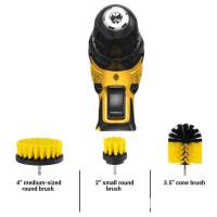 Kit De Cepillo Eléctrico Para Limpieza De Coche Azulejos Baño Cocina Escobillas Plásticas Esmerilador Eco-amigable Tamaño 4 Pulgadas - details 13