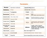 NaviFly Reproductor De Radio Para Coche Con Pantalla Táctil De 7 Pulgadas ND4 Estéreo Universal 1 Din GPS Multimedia Inteligente BT Incluye Control Remoto - details 3