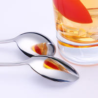 6pcs Cucharas De Crema De Acero Inoxidable 304 Cucharas De Café Con Mango Largo Utensilios De Cocina Ecológicos Y Resistentes - details 7