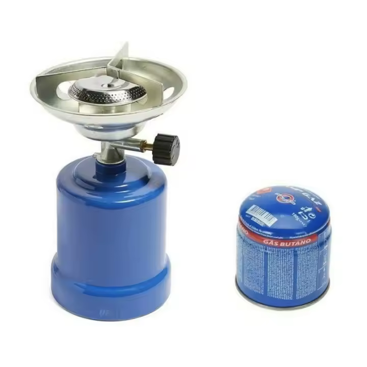 LD Morphling-Hornillo camping gas cocina acampada campo playa + Cartucho 190g - 1