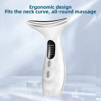 Masajeador Facial Y De Cuello EMS Con Terapia De Luz Roja Belleza Dispositivo Antienvejecimiento Vibration Sonic Reducción De Doble Barba Levantamiento De Piel - details 3