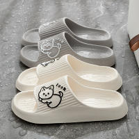 Zapatillas De Sandalias De Gato Afortunado Para Hombres Y Mujeres Verano Uso Doméstico Antideslizante Desodorante Baño EVA Grueso - details 0