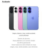 Apple iPhone 16 128GB - Chip A18 3nm |Smartphone 5G con Control de Cámara|Pantalla OLED 6,1" Super Retina XDR | Cámara 48MP + 12MP 120° |NFC - details 14