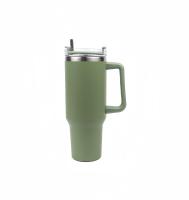 MAXHOME-Termo de vacío de acero inoxidable con pajita, taza de viaje térmica de café para el coche, botella de agua al aire libre.1200ml - details 0
