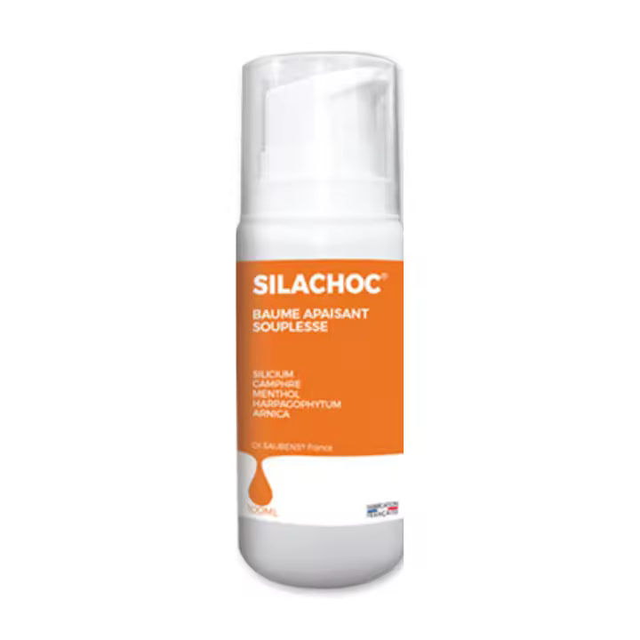 Bálsamo Calmante y Flexibilidad SILACHOC® de Labo Sante Silice 100 ml.  con Silicio, Alcanfor, Mentol, Harpagofito y Árnica - 1