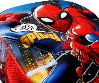 Mochila 3D Pequeña Mighty Spiderman Marvel Color Azul y Rojo. Tamaño 31x26x11cm. KARACTERMANIA - details 2