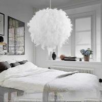 Lámpara de techo colgante lámpara moderna lámpara de araña sala de estar luz de techo sala de estar pluma colgante lámpara de pluma deco - details 2