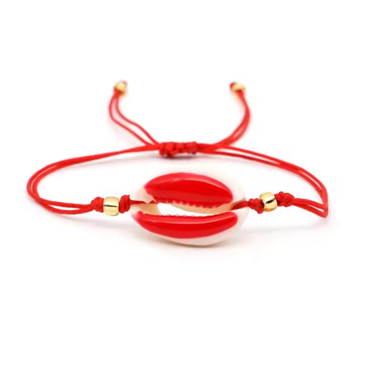 Pulsera Bohemia Ajustable De Concha Colorida Para Playa Y Resorte Regalo De Joyería Hermoso Para Hombres Y Mujeres - 1