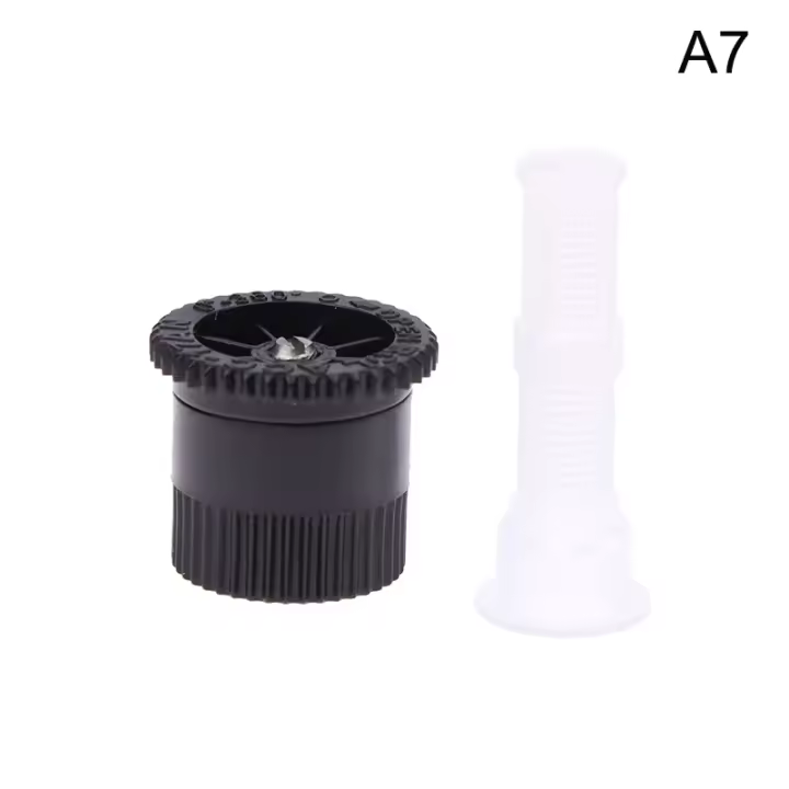 Regolera De Jardín Ajustable De 0 a 360 Grados Con Tornillo Femenino De 1/2" Repuesto Para Riega Máscara De Riego Para Parque Campo Y Jardín Material Plástico - 1