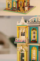Bloques De Construcción Creativo De Esquina Tienda De Libros Estación De Mantenimiento Modelo Arquitectónico Ciudad Calle Venta Regalo Para Niños Micro Bloques De Construcción Unisex ABS No Electrónicos - details 4