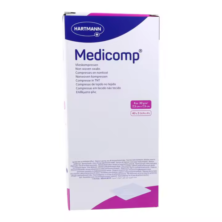 Medicomp Compresas 75x75 Cm 40x5 Uds R411052 Har - 1