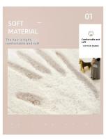VIKAMA Alfombra De Baño Absorbente De Imitación De Cachemira Roja Decorativa Para Casa Y Hotel Antideslizante Para Toilette Y Puerta - details 2