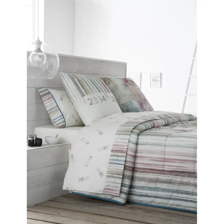 JVR - Sabana modelo GRAFIC - Tejido 100% Algodón - Estampado digital - Fabricado en España - Cama 90/105/135/150 - 1