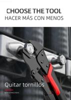 Aguja De Presión Universal Multifuncional De Acero Inoxidable Herramienta De Pinza Industrial Para Carpintería Y Obras De Artesanía - details 3