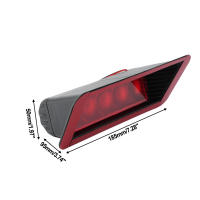 Luces De Freno LED Automotriz 5 LED DC 12V Luz Roja De Parada Trasera Advertencia Colocación Durable Accesorios Útiles - details 14