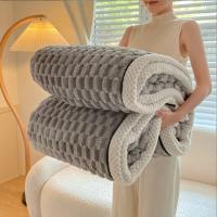Manta de terciopelo de escarabajo de Invierno Beibei, Manta de terciopelo de doble cara Gruesa y Cálida multifuncionales para dormitorio, 150x200mm - details 2