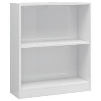 vidaXL Estantería madera de ingeniería 60x24x76 cm Blanco, Negro, Roble Sonoma Mueble Almacenaje Estantería para Oficina, Estudio, Dormitorio Estantería/Librería/ mueble de Almacenamiento - details 3