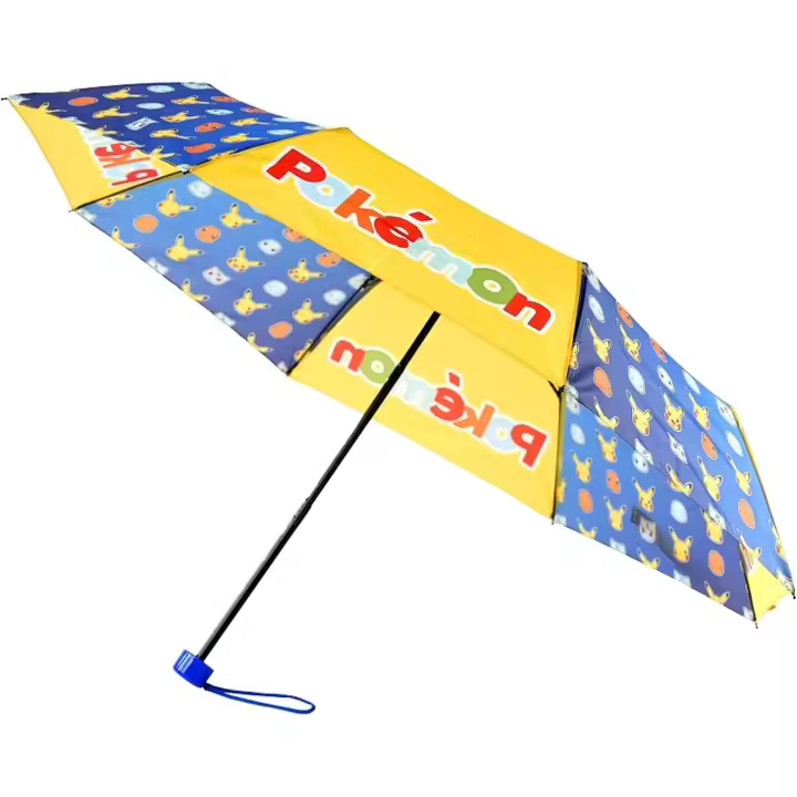 CYPBRANDS - Paraguas plegable manual Pokémon 90cm. diámetro abierto. - 1