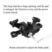 BUCKLOS Calipero De Freno Mecánico Para Bicicleta De Montaña Set De Frenos De Disco 160mm Con Pistón De Calipero Y Rotor - details 2