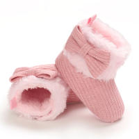 Nuevos Zapatos Para Bebé Recién Nacidos Antideslizantes Con Lazo Cómodo Y Atractivos De Corduroy Y Algodón Para Primavera Invierno Protección Del Piso Con Cierre De Cremallera - details 7